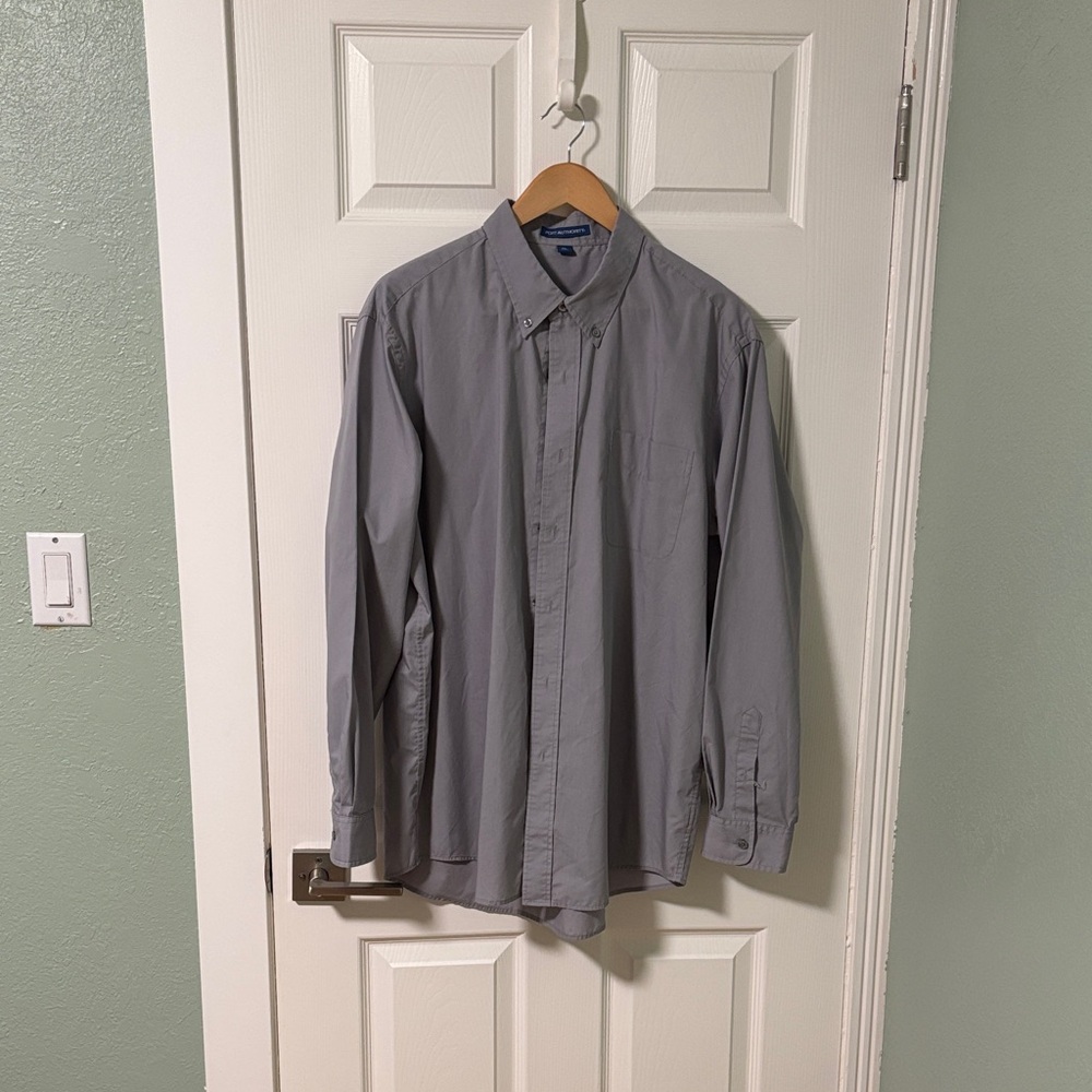 Port Authority Slate Gray Men's Dress Shirt